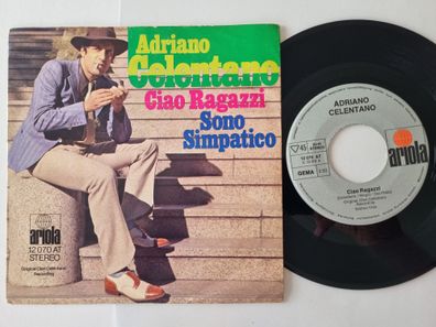 Adriano Celentano - Ciao Ragazzi / Sono Simpatico 7'' Vinyl Germany