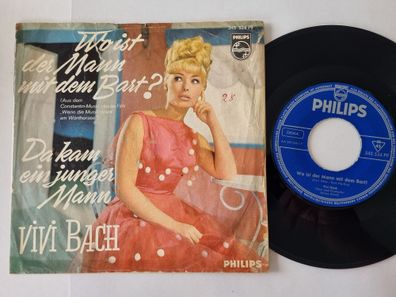Vivi Bach - Wo ist der Mann mit dem Bart? 7'' Vinyl Germany