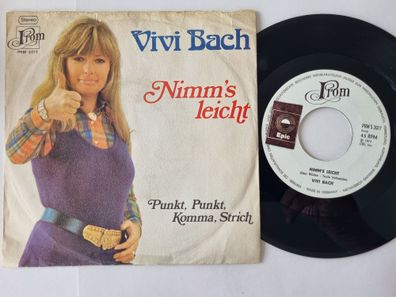 Vivi Bach - Nimm's leicht 7'' Vinyl Germany