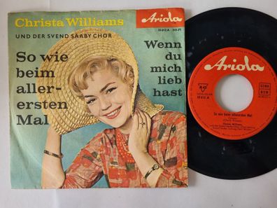 Christa Williams - So wie beim allerersten Mal 7'' Vinyl Germany