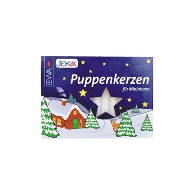 Puppenkerzen - weiß, á 40 Stück