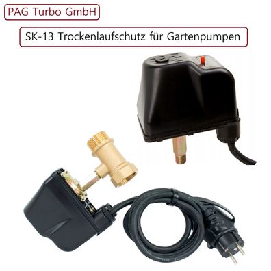 Trockenlaufschutz Gartenpumpe Hauswasserwerk Tiefbrunnenpumpe 230V SK-13