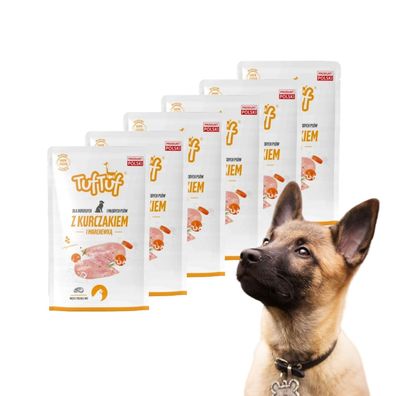 6 x 300g Hundefutter Huhn Nassfutter hoher Fleischanteil Hund