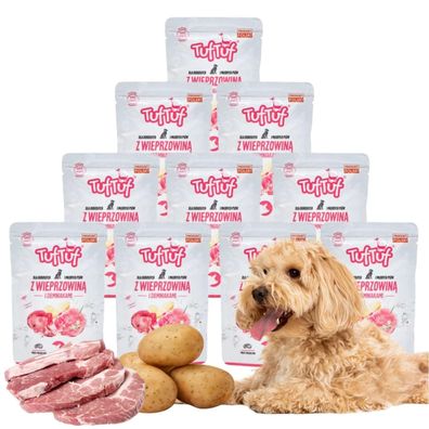 12 x 300g 300g Hundefutter Schwein Nassfutter hoher Fleischanteil