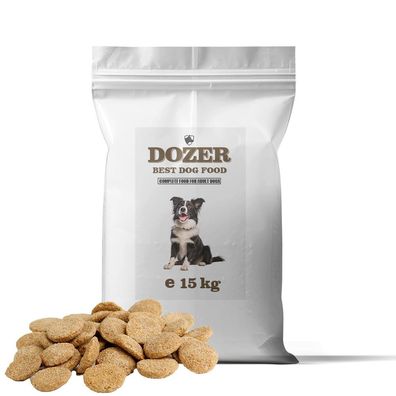 15KG DOZER Adult Hundefutter mit frischem Geflégel trocken | Hundetrockenfutter fér a