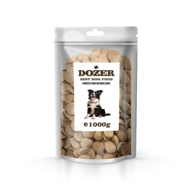 1KG DOZER Adult Hundefutter mit frischem Geflégel trocken | Hundetrockenfutter fér au