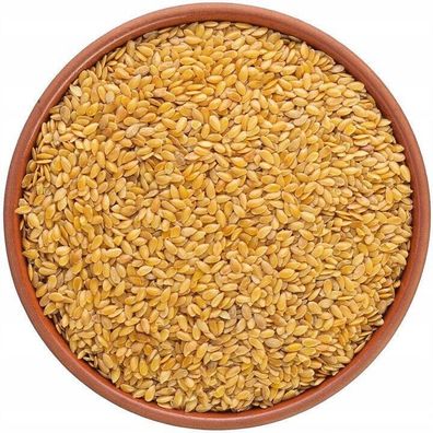 1kg Leinsamen Gold Leinsaat Gelb Musli Backen 1 kg