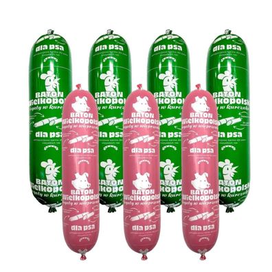 30 x 900g Hundefutter Wurst | Hundewurst | Hundefutter Riegel Nassfutter Mix Schwein-