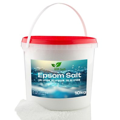 10KG Epsom Salz Bittersalz Magnesiumsulfat Lebensmittelqualit Badesalz im Eimer quali