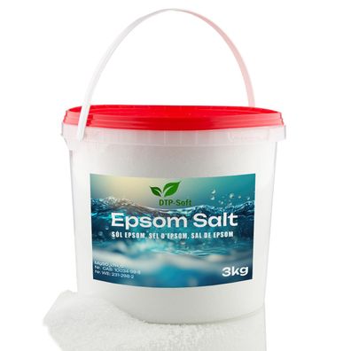 3KG Epsom Salz Bittersalz Magnesiumsulfat Lebensmittelqualit Badesalz im Eimer qualit