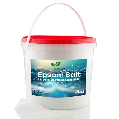 7KG Epsom Salz Bittersalz Magnesiumsulfat Lebensmittelqualit Badesalz im Eimer qualit