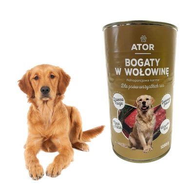 x5 1250g Hundefutter Nassfutter alle Rasse Rind Futter fér Hunde TOP Qualität