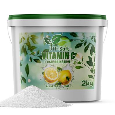 2kg 100% Vitamin C Pulver Lebensmittelqualität EIMER