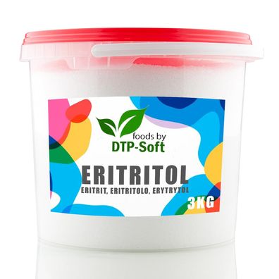 3kg Erythrit Erythritol im Eimer kalorinfrei Zuckerersatz Diabetiker TOP