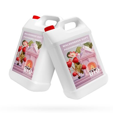 Walderdbeereduft, 10L 2x5 Liter Bioethanol 100% férAlkohol fér Kamin