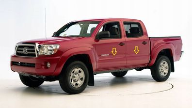 Toyota Tacoma 2005-2015 - Seitliche Tür-Schutzleisten aus Chrom