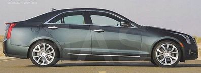 Cadillac ATS Limousine - CHROM Seitentür-Zierleisten aus Chrom