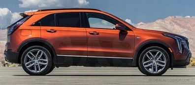 Cadillac XT4 - CHROM Seitentür-Zierleisten aus Chrom