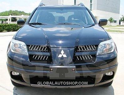 Mitsubishi Outlander -Chromleisten Chromgrill Stoßstangenanhänger Tuning