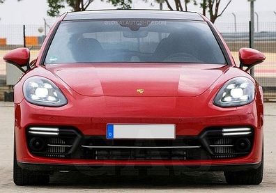 Porsche Panamera GTS - Verchromte Grill-Stoßstange zieht Tuning an
