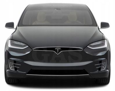 Tesla Model X - Chromleisten Chromgrill Stoßstange Anziehungspunkte Tuning