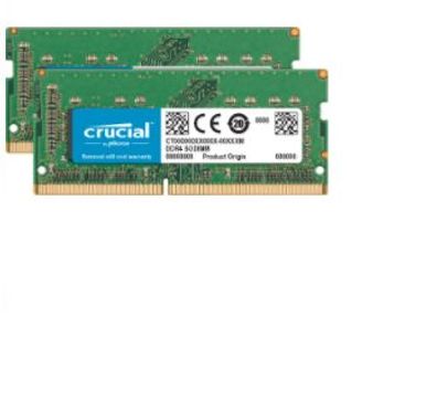 Micron Crucial 32GB DDR4-2400, 32 GB, 2 x 16 GB, DDR4, 2400 MHz, SO-DIMM