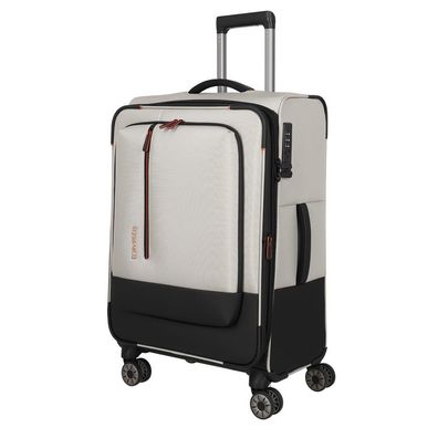 Travelite Crosslite 5.0 4w Trolley M 092948, natur, Unisex