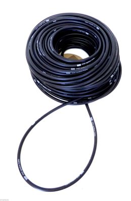 PVC-KUPFERZÜNDKABEL Schwarz Zündleitung Meterware Powercable 7mm