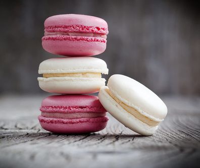 Glasrückwand Macarons 60 x 70 cm, Spritzschutz