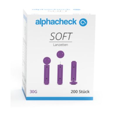 alphacheck soft Lanzetten 30G - 200 St| Packung (200 Stück)