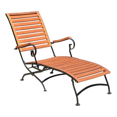 Garden Pleasure Garten Deckchair Holz Sonnenliege Relax Liege Liegestuhl