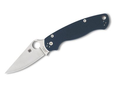 Spyderco Para Military 2 CPM SPY27 G10 Blue PlainEdge