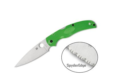 Spyderco Native Chief Lightweight Salt LC200N Green FRN SpyderEdge