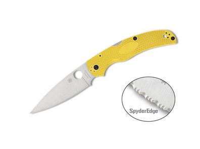 Spyderco Native Chief Lightweight Salt CPM MagnaCut Yellow FRN SpyderEdge