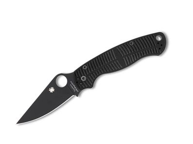 Spyderco Para Military 2 Salt Black G10 CPM MagnaCut Black Blade PlainEdge