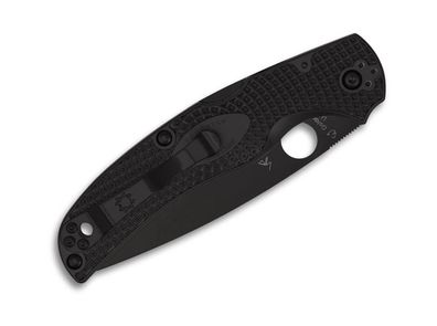 Spyderco Native Chief Black Lightweight Black Blade CombinationEdge