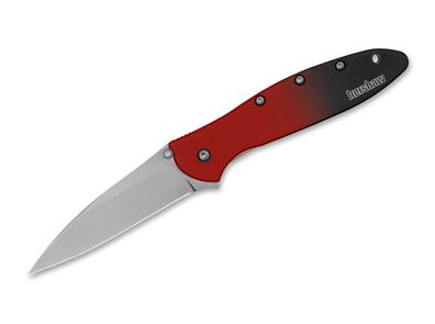 Kershaw Leek Aluminum Red Black Gradient