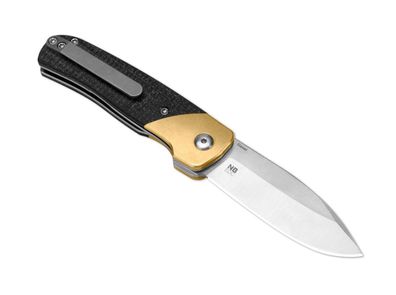 Kizer Gravel Brass Micarta Black