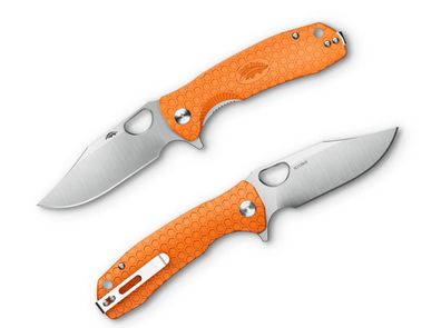 Honey Badger Clippoint Large Orange