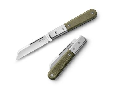 LionSteel Dom Barlow Canvas Micarta Green