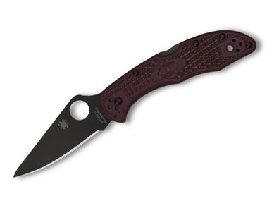 Spyderco Delica 4 Lightweight Micro-Melt PD#1 Black Blade Sprint Run