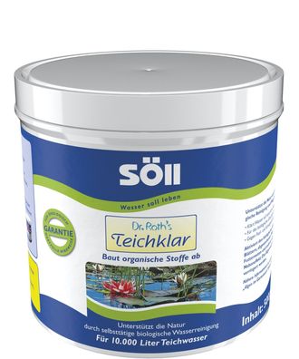 Söll klarer Teich 0,25 Kg Dr. Roth's TeichKlar für 5 Qbm Teiche