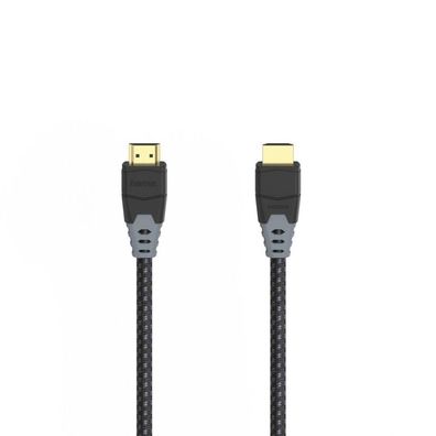 HAMA High Speed HDMI™-Kabel, St.-St., 8K, Ethernet, Gewebe, vergoldet, 1,5 m