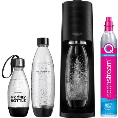 sodastream Trinkwassersprudler TERRA Vorteilspack schwarz