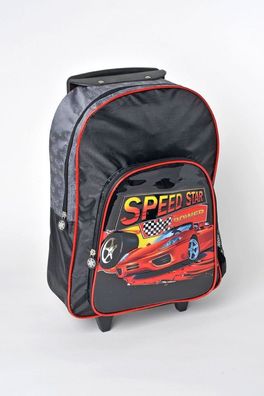 Kinder Trolley / Rucksack Speed Star mit Automotiv