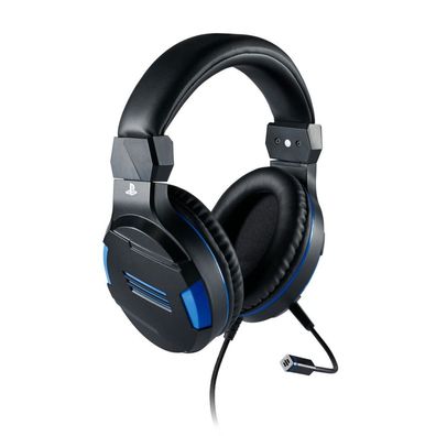 BIGBEN PS4 Stereo-Gaming-Headset schwarz/ blau