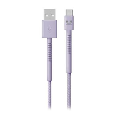 HAMA USB - USB-C Kabel "Fabriq", 2,0 m, Dreamy Lilac (00215001)