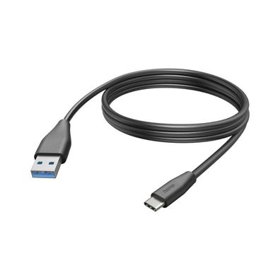 HAMA Ladekabel, USB-C - USB-A, 3 m, Schwarz (00201597)