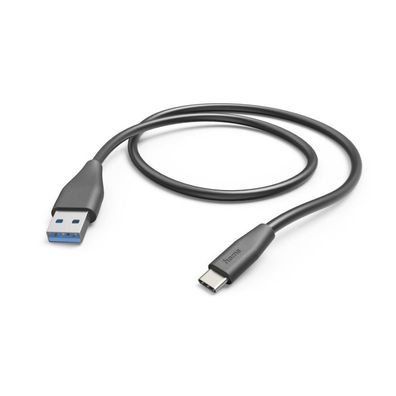 HAMA Ladekabel, USB-A - USB-C, 1,5 m, Schwarz (00201595)