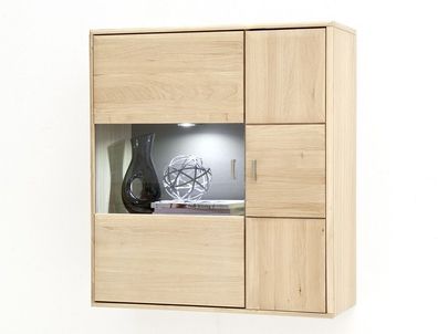 Hängeschrank Torrent 12 Eiche bianco massiv 94x105x39 cm Wohnzimmer